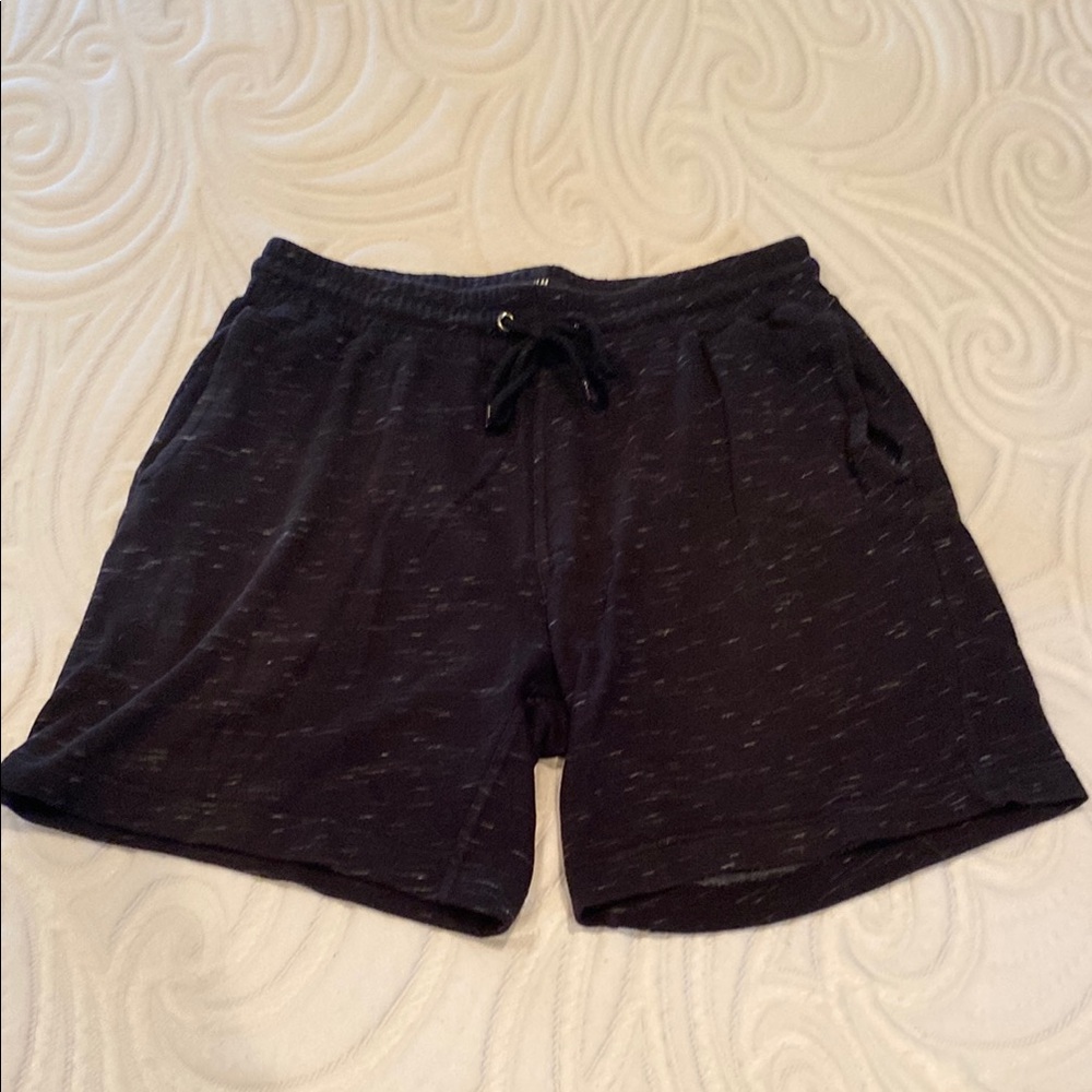 H&M Black Athletic Shorts with Elastic Waistband
